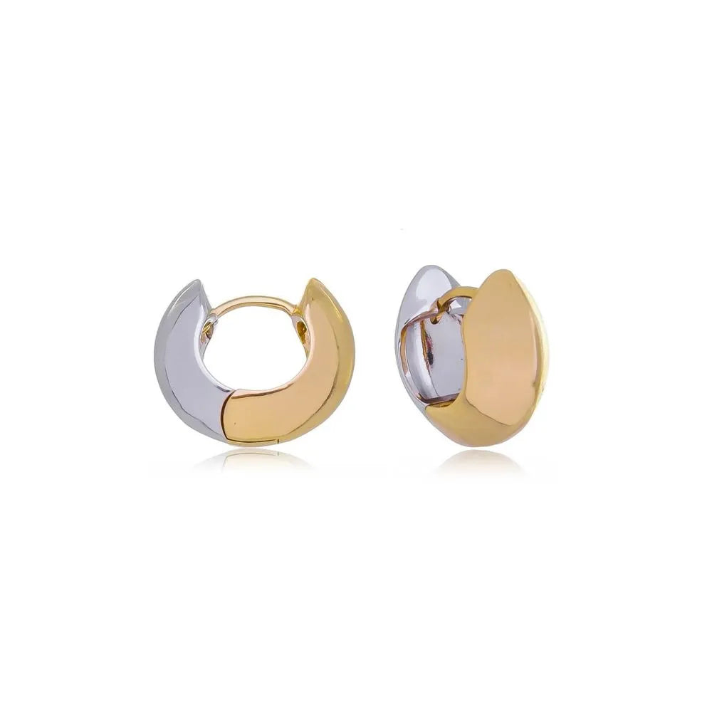 Duo P Hoop Earring - Smooth Bath Mix