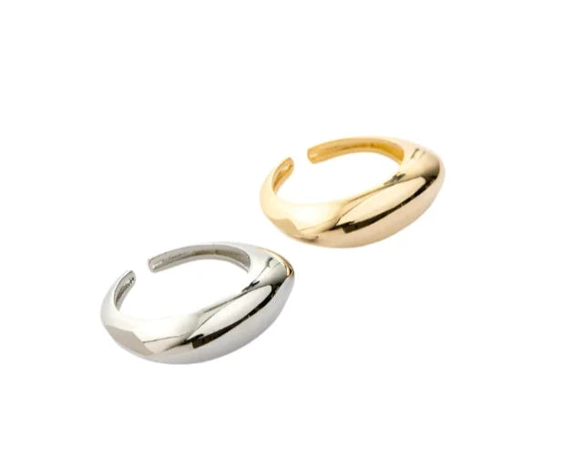 Ophelia Ring - News Adjustable Smooth Ring