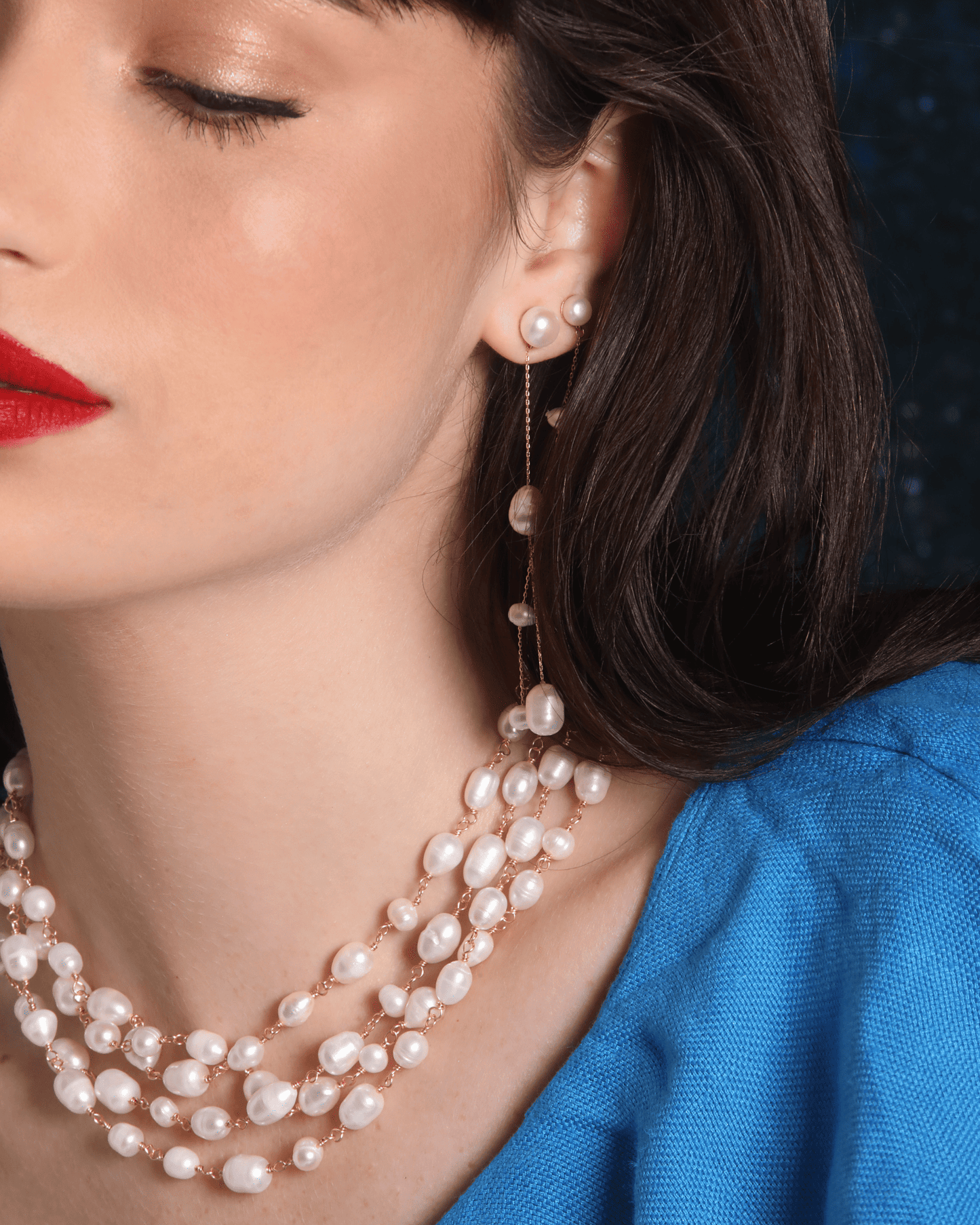 Pearl Rain Necklace